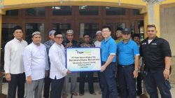 FajarPaper Beri Dukungan Dana untuk Pembangunan Mushola Nurul Huda Desa Telaga Murni