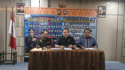 Ketua Umum DPP AKPERSI dan Divisi Kemitraan Desa Jadi Pembicara Bimtek Bhabinkamtibmas Polda Sumsel