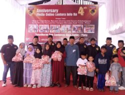 Bertepatan 1 Rajab 1447 H, Lenterainfo.Online Rayakan 4 Tahun Eksistensi dengan Santuni 60 Anak Yatim Piatu