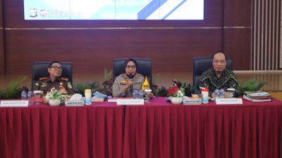 Kapolres Metro Bekasi Gelar Sosialisasi KUHP dan KUHAP Baru untuk Criminal Justice System Bersama Kajari Kabupaten Bekasi dan Ketua PN Cikarang