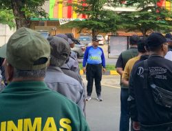 Camat Bekasi Selatan Karya Sukmajaya Pimpin Apel Penertiban Spanduk dan Reklame di Jl. Raya Pekayon