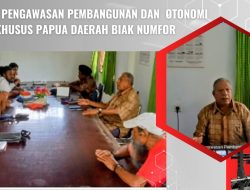 Bahas Program Kerja,Ini Arahan Herman Warmer Pada Rapat Koordinasi Timker Forum Pengawasan Pembangunan dan Otonomi Khusus Papau di Biak Numfor