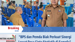 “BPS Dan Pemda Biak Perkuat Sinergi Lewat Desa Cinta”