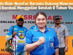 Pemuda Biak-Numfor Bersatu Dukung Musrembang, KNPI Kembali Menggeliat Setelah 11 Tahun Vakum