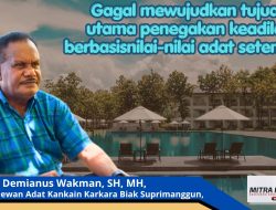 Cacat Prosedur dan Substansi, Putusan Peradilan Adat Tanah Bimpewer Bertentangan UU Otonomi Khusus Papua