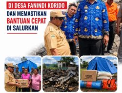 Bupati Tinjau Langsung Lokasi Kebakaran di Korido, Pastikan Bantuan Cepat Tersalurkan