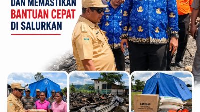 Bupati Tinjau Langsung Lokasi Kebakaran di Korido, Pastikan Bantuan Cepat Tersalurkan