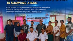 Penguatan Ekonomi Lokal: Kepala Distrik Supiori Selatan Hadiri Rapat Tahunan Koperasi Merah Putih