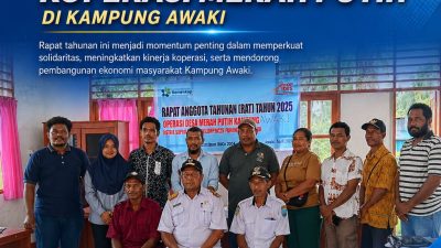 Penguatan Ekonomi Lokal: Kepala Distrik Supiori Selatan Hadiri Rapat Tahunan Koperasi Merah Putih