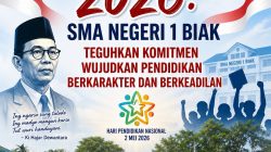 Hardiknas 2026: SMA Negeri 1 Biak Teguhkan Komitmen Wujudkan Pendidikan Berkarakter dan Berkeadilan