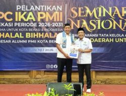 Beny Surya Resmi Pimpin IKA PMII Kota Bekasi Periode 2026 – 2031